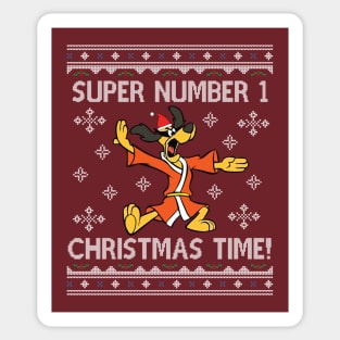 Hong Kong Phooey Super Number One Christmas Time Sticker